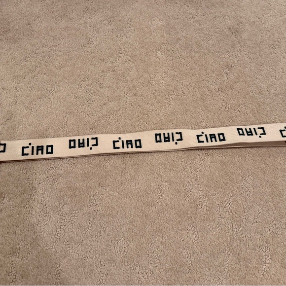 Clare V. Adjustable Crossbody Strap Natural w/ Fern Block Ciao - Picture 2 of 5